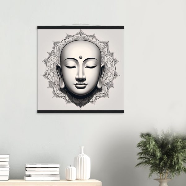 Mandala Harmony: Zen Buddha Canvas Elegance 15