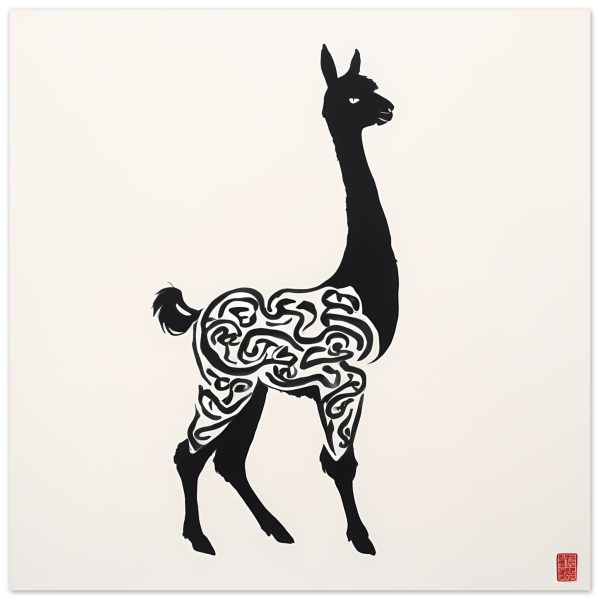 Captivating Art for Your Space: The Intricate Llama 8