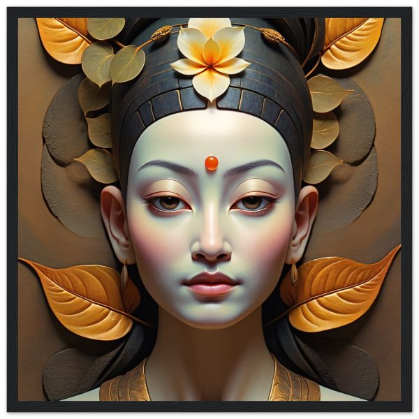 Radiance Embodied: Golden Lotus Crowned Goddess 2