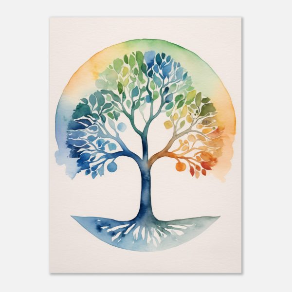 Lively Tree in Watercolour Art 8