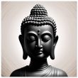 Elevate Your Space with the Enigmatic Buddha Head Print 23