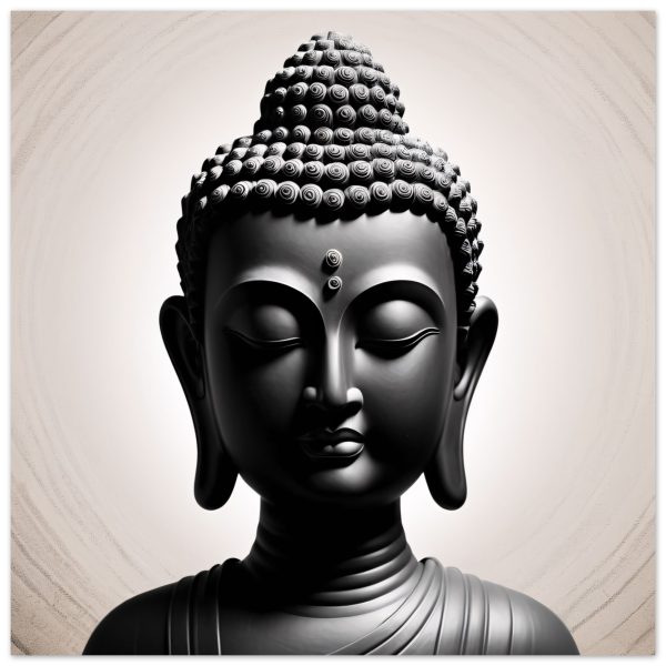 Elevate Your Space with the Enigmatic Buddha Head Print 3