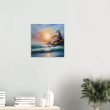 A Zen Seascape in Oil Painting Print 24