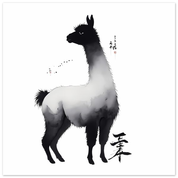Unveiling Whimsical Elegance: The Llama in Japanese Artistry 8