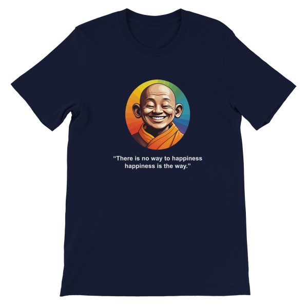 Zen Path to Bliss | Inspirational Monk T-Shirt 3