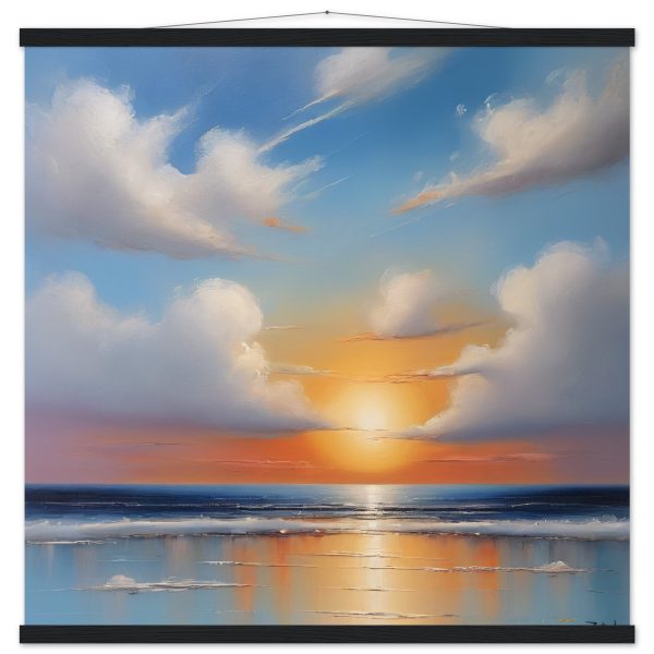 Oceanic Elevation: A Symphony of Zen Oil Painting 19