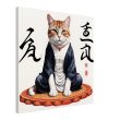 Zen Cat Wall Art – Feline Wisdom and Artistic 40