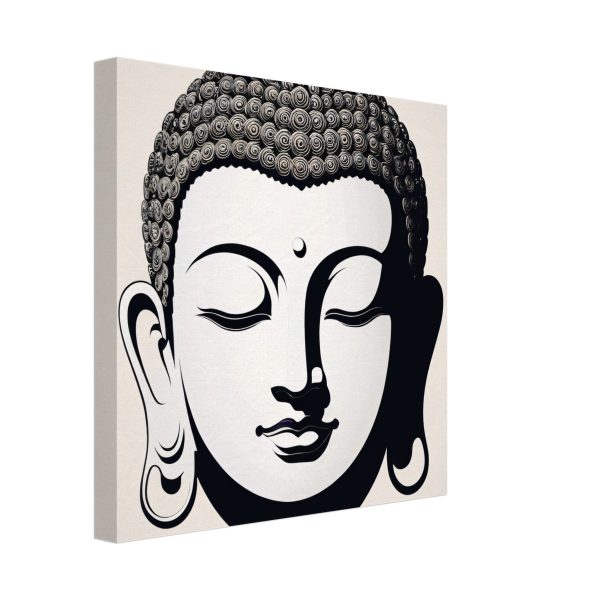 Enigmatic Zen: Tranquil Buddha Canvas 9