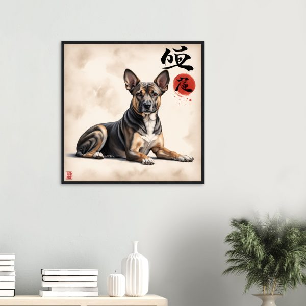 Zen and the Art of Dog: A Soothing Wall Art 12