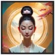 Woman Buddhist Meditating Canvas: A Visual Journey to Enlightenment 42