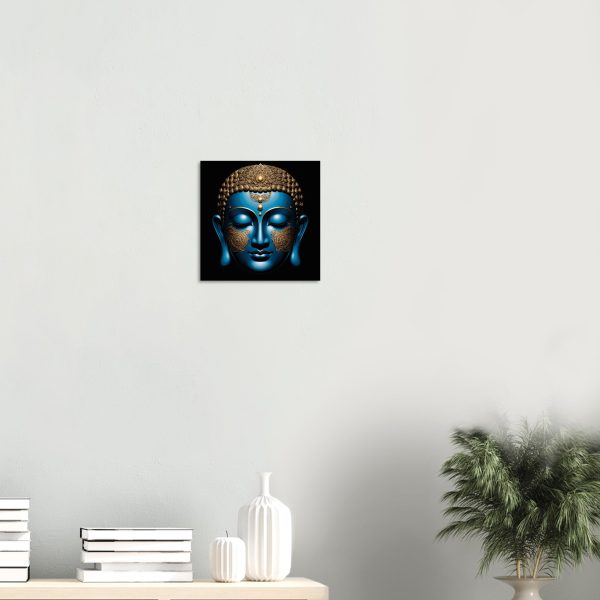 Blue & Gold Buddha Poster Inspires Tranquility 15