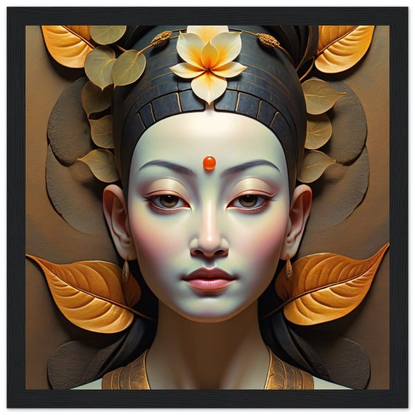 Radiance Embodied: Golden Lotus Crowned Goddess 3