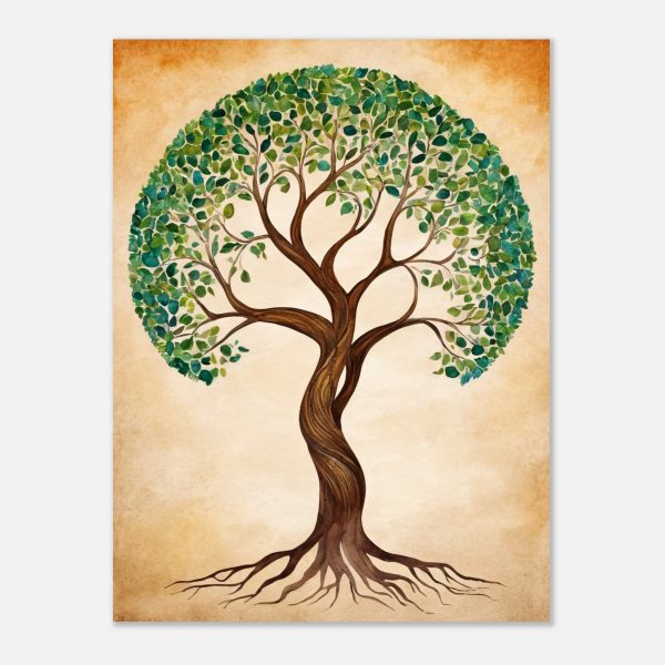 Green Essence: A Watercolour Tree of Life 7