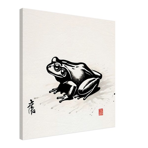 The Enigmatic Beauty of the Serene Frog Print 10