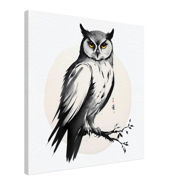 Exploring the Tranquil Realm of the Zen Owl Print 2