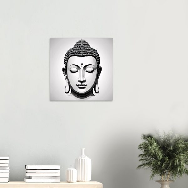 Zen Elegance: Buddha Head Wall Art Unveiled 6