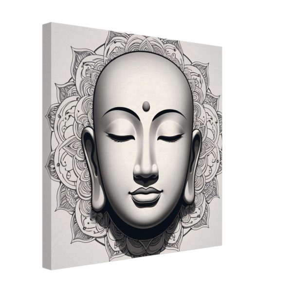 Mandala Harmony: Zen Buddha Canvas Elegance 11