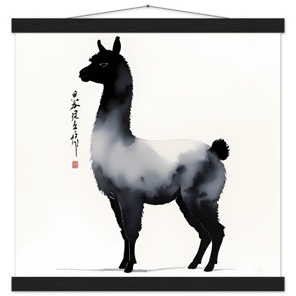 Embodied Elegance: The Llama in Chinese Ink Wash Splendor 2