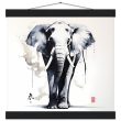 Harmony in Hues: The Majestic Zen Elephant Print 35