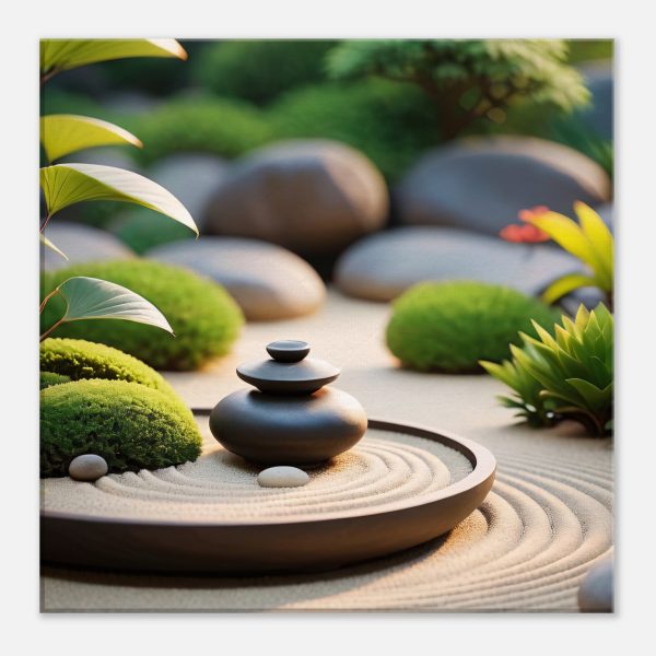 Tranquil Zen Garden: Immersive Canvas Art for Serenity 2