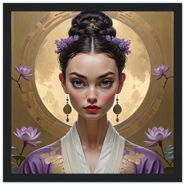 Lotus Serenity: Framed Poster for Elegance 2