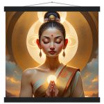 Radiant Sunrise Meditation Poster: Embrace Serenity