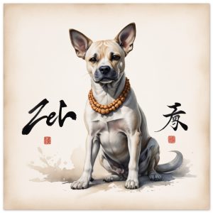 Zen Dog: A Symbol of Peace and Mindfulness