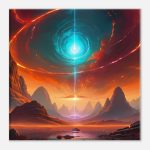 Enigmatic Portal: Canvas Print of a Fantastical World 7