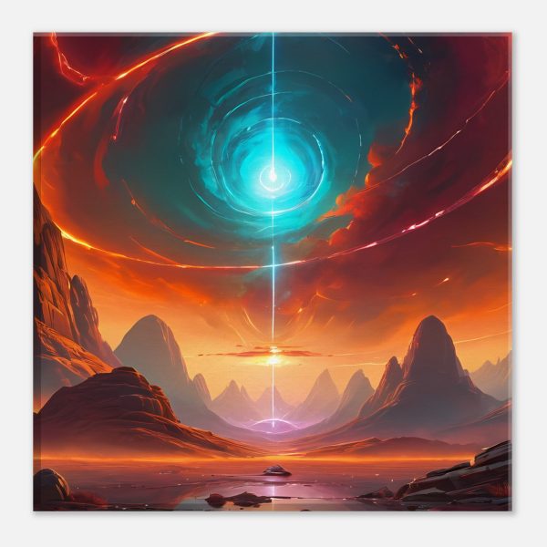 Enigmatic Portal: Canvas Print of a Fantastical World 3