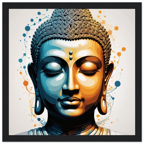 Buddha-Inspired Abstract Wall Art 7