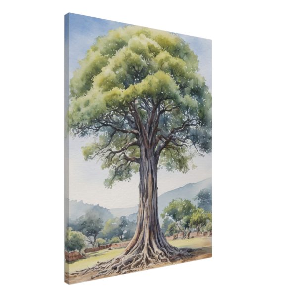 Serene Tree in Watercolour 7