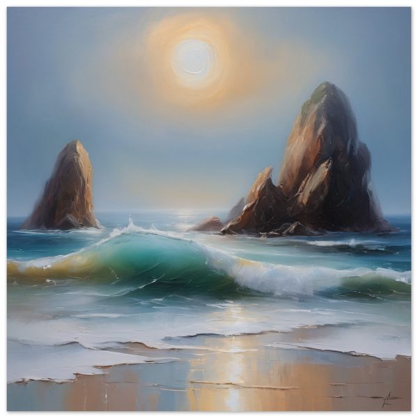 Tranquil Tides: A Symphony of Serenity in Ocean Scene