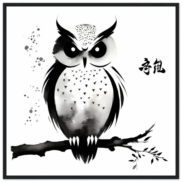 Embracing Tranquility: The Enchanting World of Zen Owl Art 15