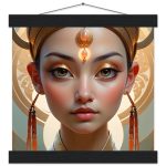 Regal Radiance: Golden Zen Enchantress Poster 8