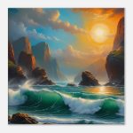 Tranquil Sunrise Seascape – Canvas Print 5