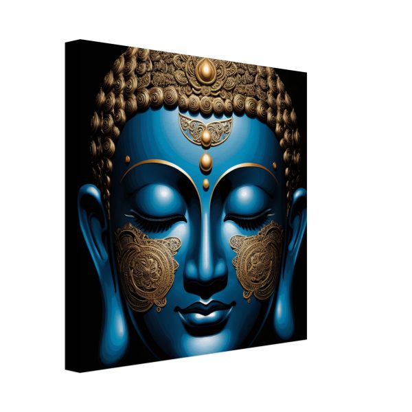 Blue & Gold Buddha Poster Inspires Tranquility 18