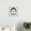 Buddha Mask Canvas Unveils Tranquil Elegance 33