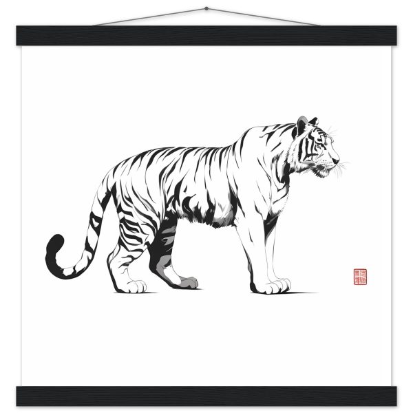 A Captivating Tiger Print Canvas 7