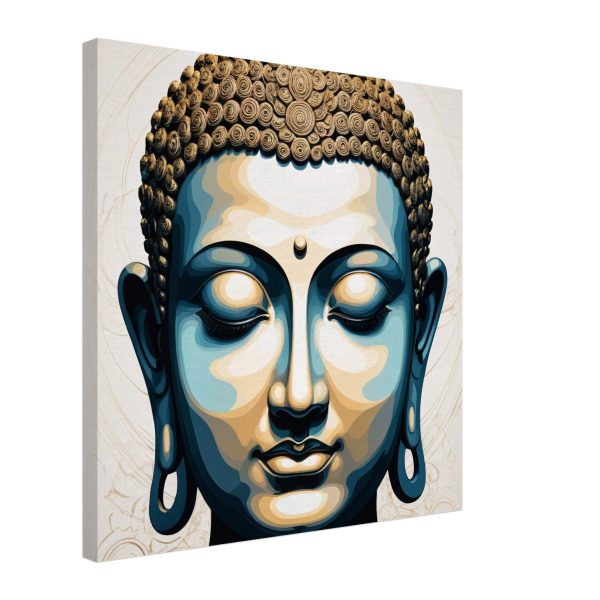 The Blue and Gold Buddha Wall Art 15