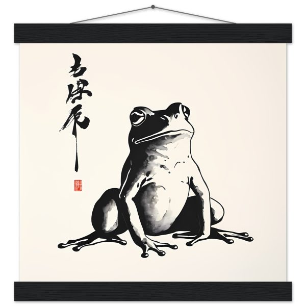 Elevate Your Space with the Serenity of the Meditative Frog Print 15