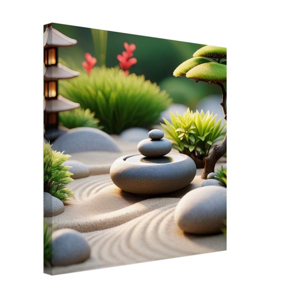Harmony of Serenity: Zen Garden Canvas Art 4
