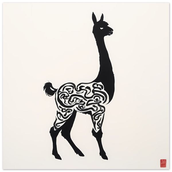 Captivating Art for Your Space: The Intricate Llama 10