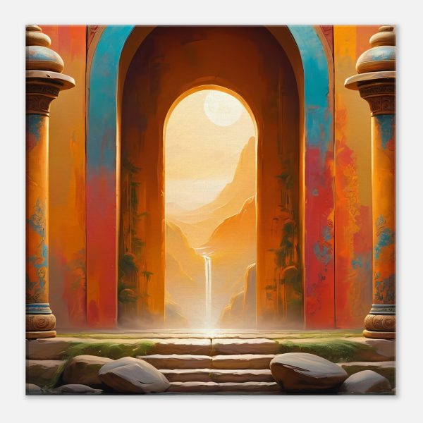 Archway to Tranquility – Zen Canvas Art 2
