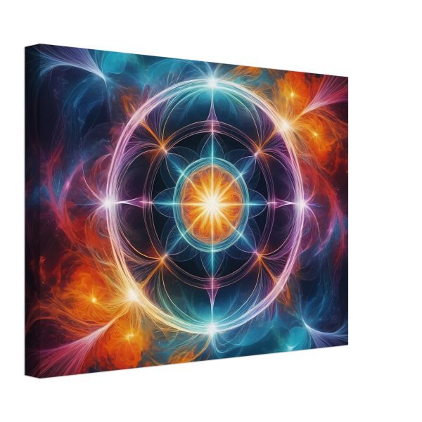 Harmony Unveiled: A Zen Kaleidoscope on Canvas 3