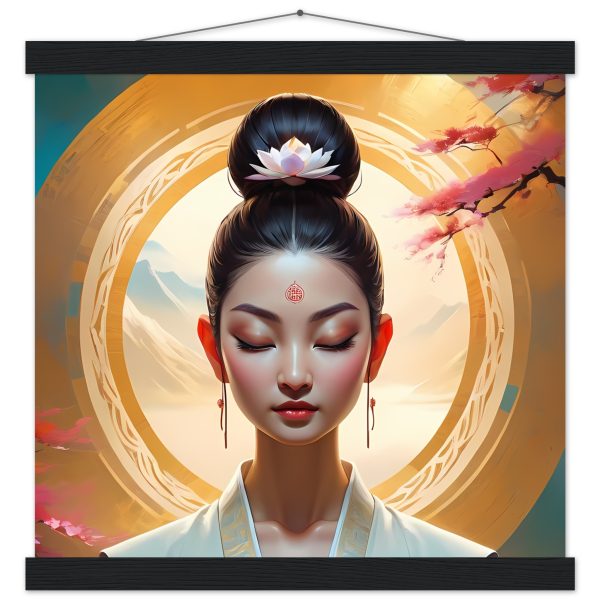 Woman Buddhist Meditating Canvas: A Visual Journey to Enlightenment 24