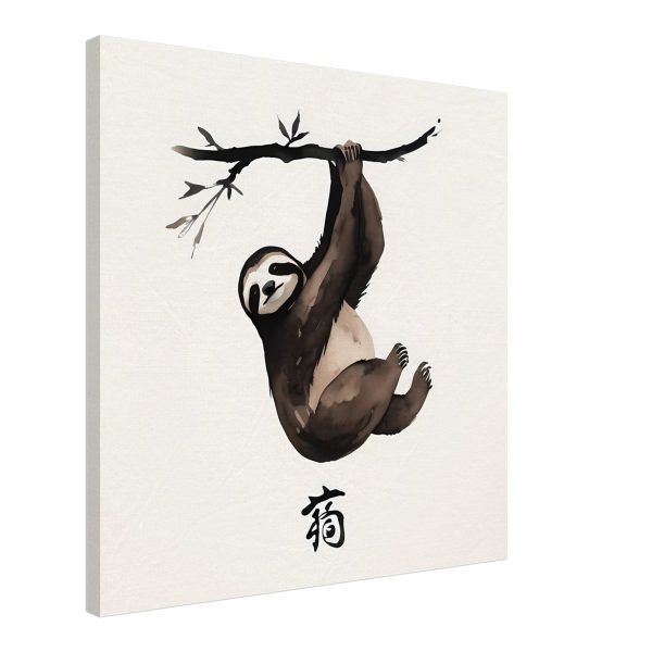 The Zen Sloth Watercolor Print 10
