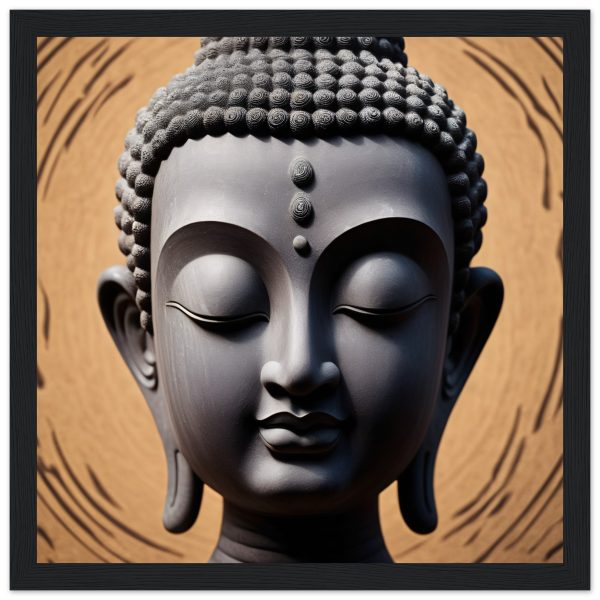 Mystic Tranquility: Buddha Head Elegance for Your Space 10
