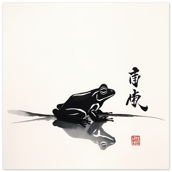 The Graceful Frog Print a Timeless Artistry 19