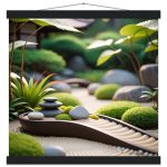 Tranquil Zen Garden Path: Premium Poster for Serenity 5