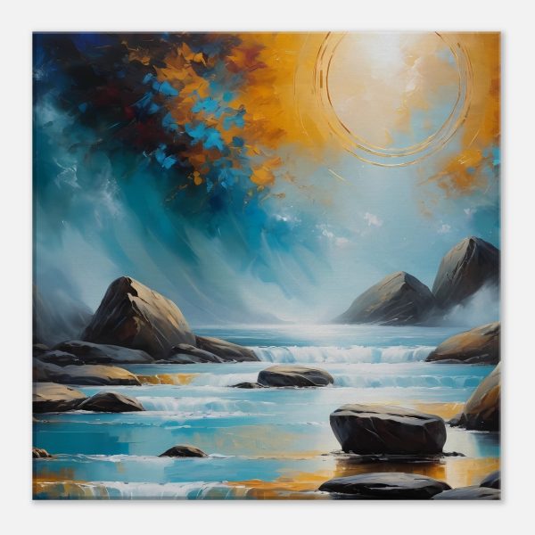 Tranquil Oasis – Canvas Art for Zen Serenity